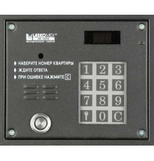 Вызывная панель АО-3000 VTM (CP+EC-3000) черный, без БП