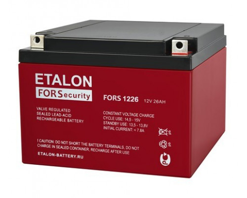 Свинцово-кислотный аккумулятор ETALON FORS 1226