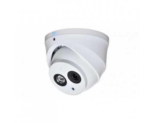 Уличная антивандальная купольная AHD видеокамера RVI-1ACE102A (2.8) white