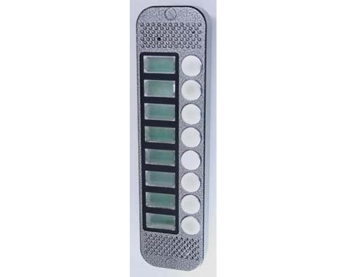 Многоабонентская панель цветного видеодомофона JSB-V088K PAL (серебро)