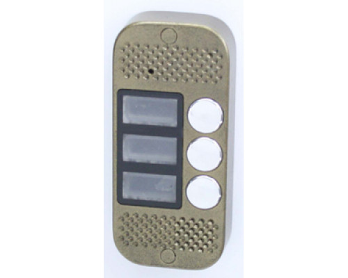 Многоабонентская панель цветного видеодомофона JSB-V083 PAL (бронза)