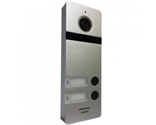 Многоабонентская панель цветного видеодомофона САТРО-DP-02-HD110-S (серебро