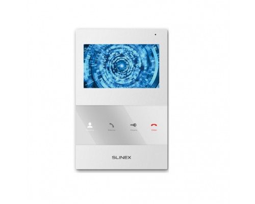 Цветной монитор видеодомофона без трубки (hands-free) SQ-04M White