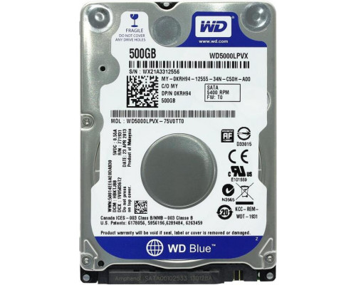 Жесткий диск SATA WD WD5000LPCX