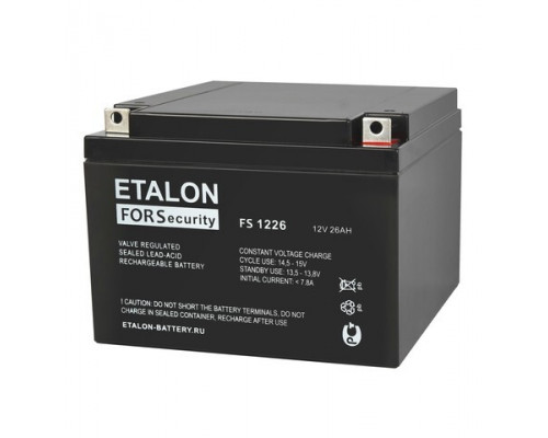 Свинцово-кислотный аккумулятор ETALON FS 1226
