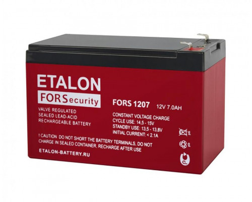 Свинцово-кислотный аккумулятор ETALON FORS 1207