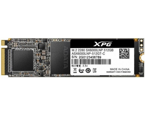 Накопитель SSD M.2 ASX6000LNP-512GT-C