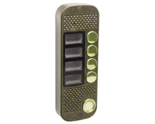 Многоабонентская панель цветного видеодомофона JSB-V084KTM БК (бронза)