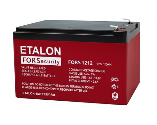 Свинцово-кислотный аккумулятор ETALON FORS 1212